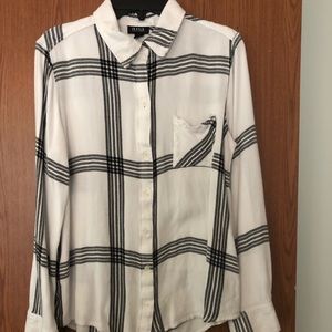 Plaid button down